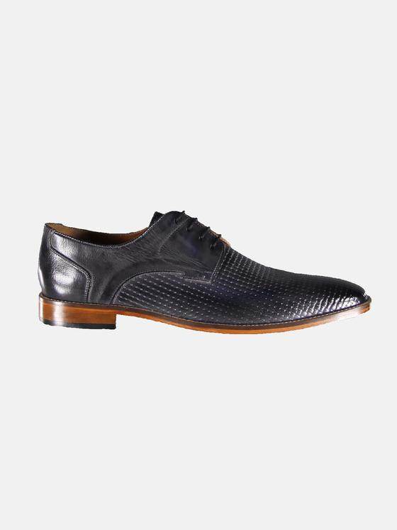 emilio adani Herren Modischer Business-Schuh mit Prägung Grau 31457