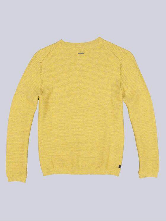 engbers Herren Pullover meliert Safrangelb 33453