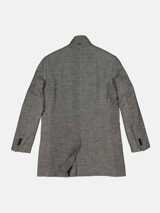 engbers Herren Mantel mit Inlet Schokobraun 33588