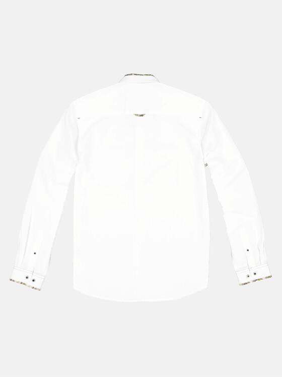 engbers Herren Langarm-Hemd uni Weiß 32844