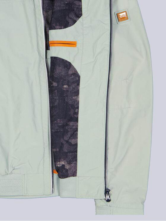 emilio adani Herren Wasserabweisende Funktionsjacke im Blouson-Style Hellgruen 40234