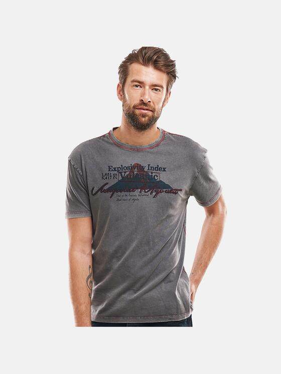 engbers Herren Rundhals T-Shirt Zementgrau 23866