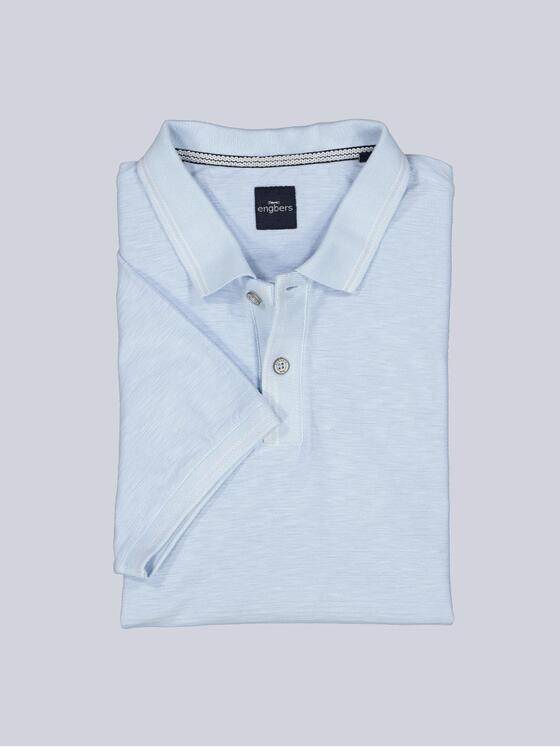 engbers Herren Polo-Shirt meliert Hellblau 38917