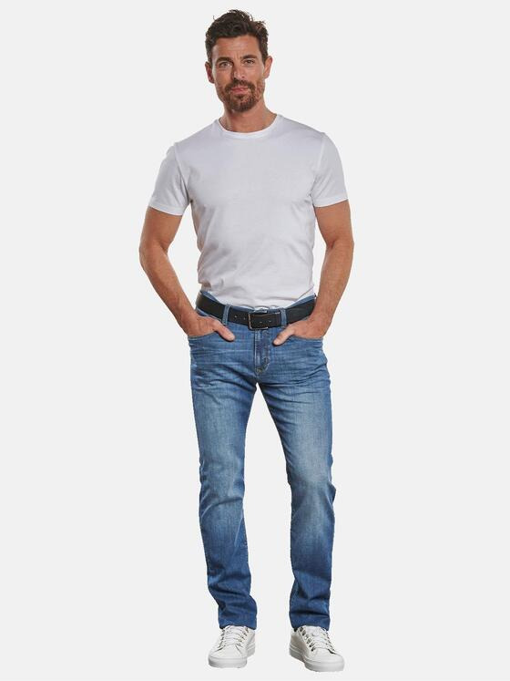 ENGBERS GERMANY Herren Jeans 5-Pocket Straight Himmelblau 32720