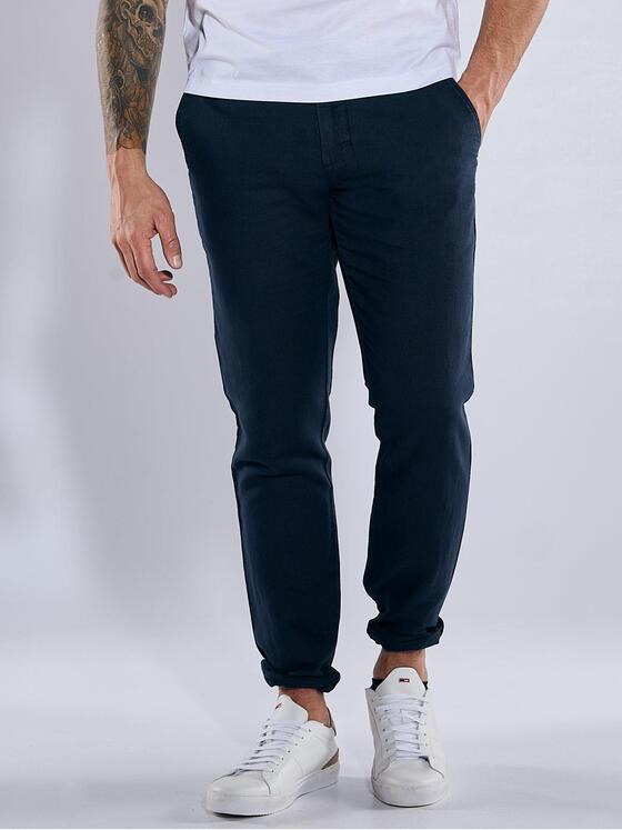emilio adani Herren Chino slim fit Blau 36670