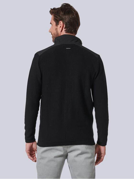 engbers Herren Strickjacke regular Schwarz 35410