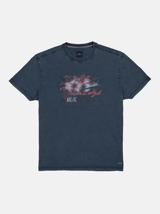 engbers Herren T-Shirt regular Blau 35065