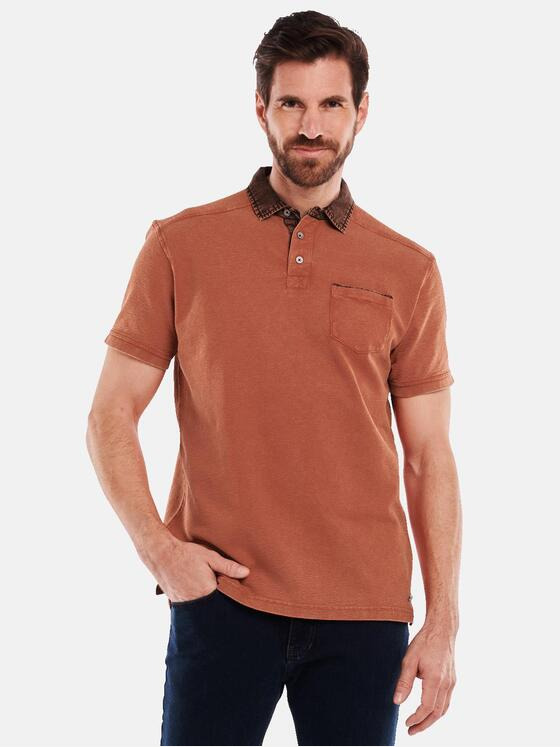 engbers Herren Polo-Shirt aus Baumwolle Orange 34539