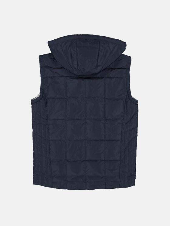 engbers Herren Steppweste mit Kapuze Saphirblau 33293