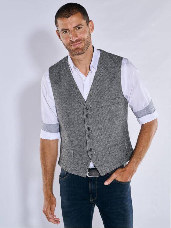 engbers Herren Sakko-Weste regular Grau 37545