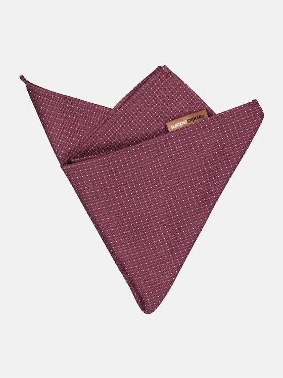 emilio adani Herren Einstecktuch gemustert Rot 33998