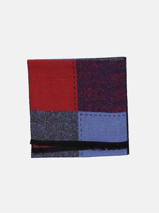 emilio adani Herren Schal gemustert Rot 30461