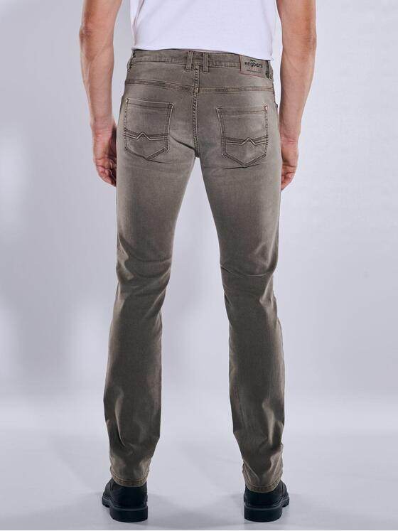 engbers Herren Super-Stretch-Jeans slim fit Hellbraun 38112