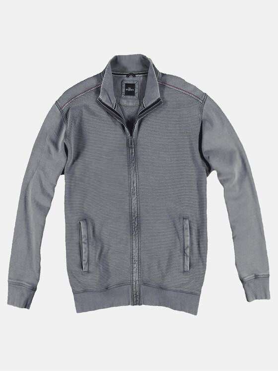 engbers Herren Sweatjacke mit Struktur Grau 31739