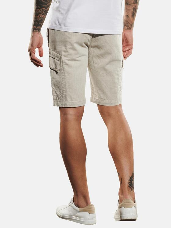 emilio adani Herren Cargo-Bermuda regular Beige 35009