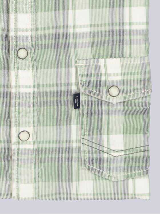 engbers Herren Kurzarm-Hemd kariert Hellgruen 36283