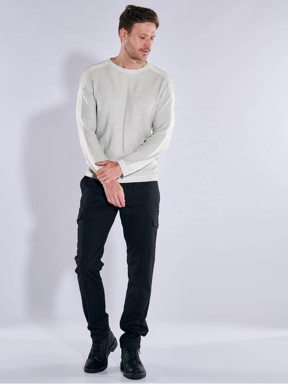 engbers Herren Pullover strukturiert Grau 37439