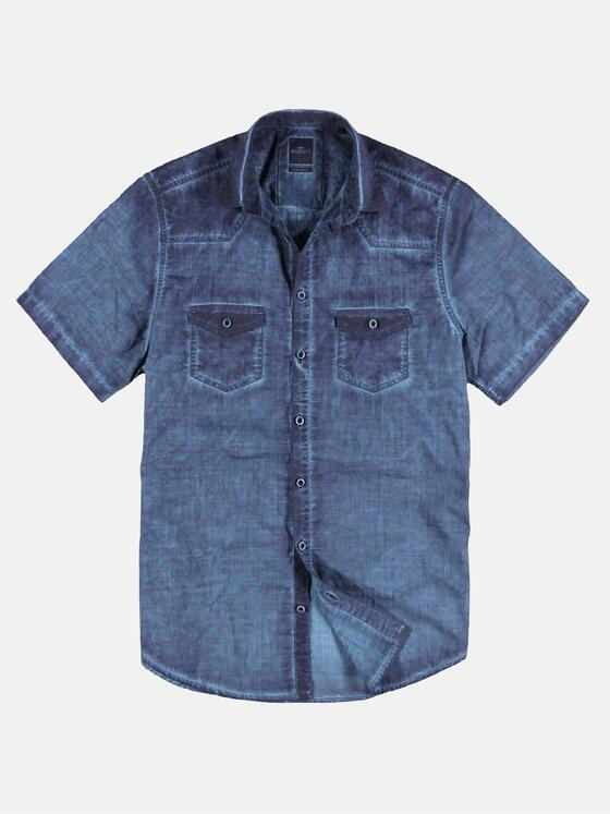 engbers Herren Bestseller-Hemd mit speziellen Waschungen Blau 29901