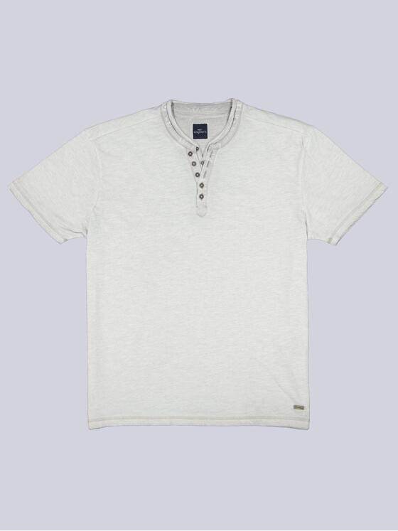 engbers Herren Henley T-Shirt Hellgrau 38337