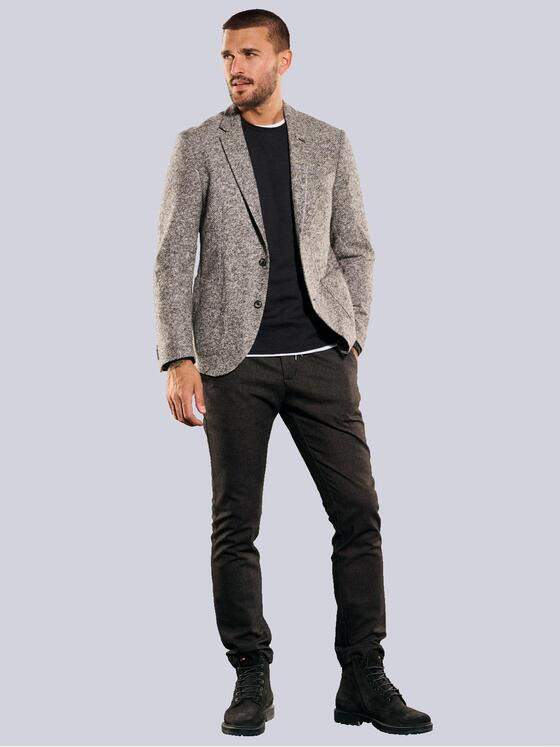 emilio adani Herren Freizeit-Sakko slim fit Braun 35590