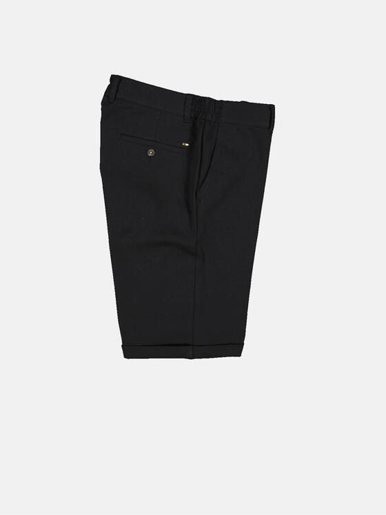 emilio adani Herren High-Stretch Bermuda Schwarz 32634