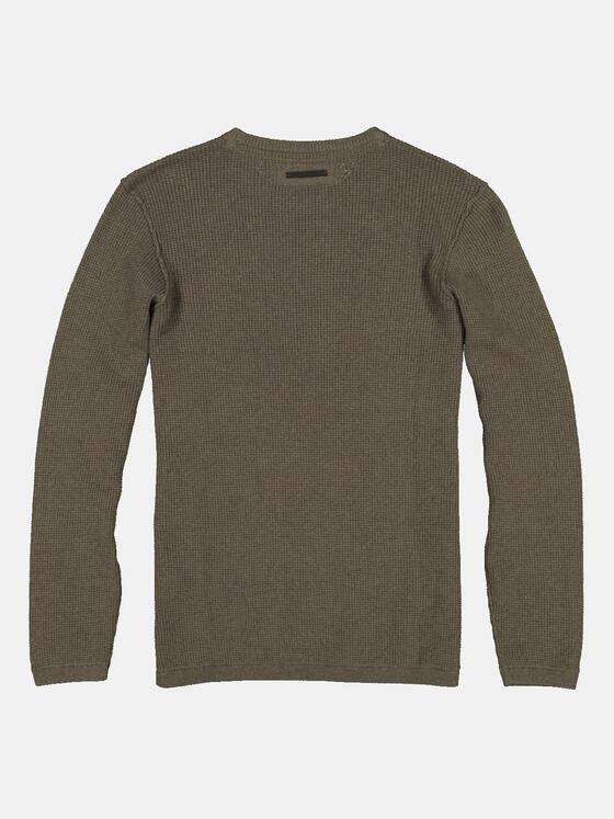 emilio adani Herren Pullover strukturiert Grün 33264