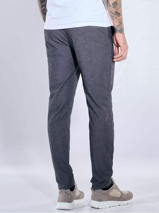 emilio adani Herren Chino mit softem Warengriff Marineblau 40109