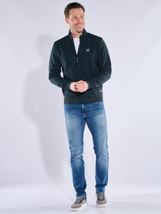 engbers Herren Sweatjacke Stehbund Saphirblau 40049