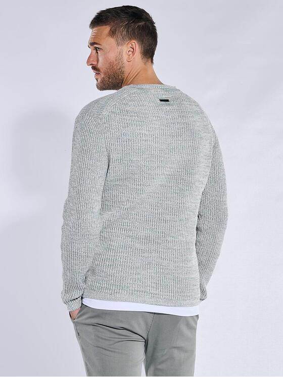 emilio adani Herren Pullover strukturiert Beige 38300