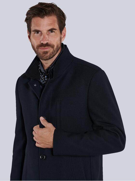 engbers Herren Mantel Blau 35483