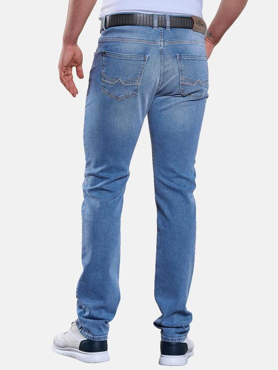 engbers Herren Jeans 5-Pocket Super-Stretch Hellblau 33221