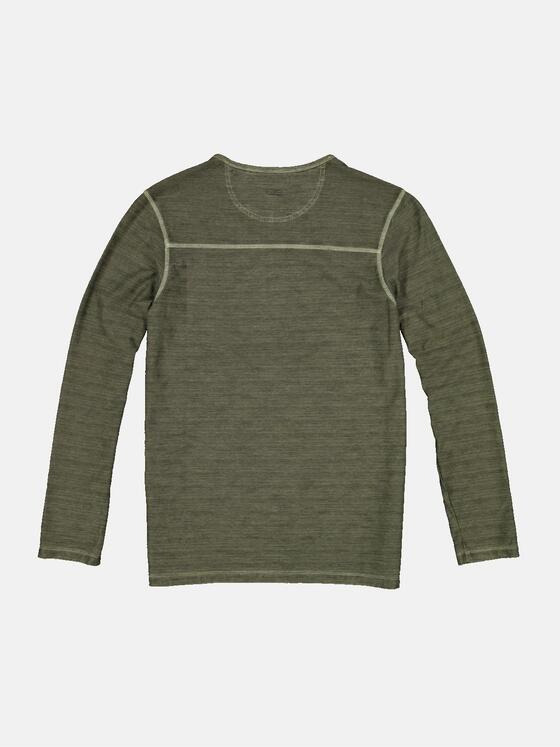 engbers Herren Langarm-Shirt uni Grün 35312