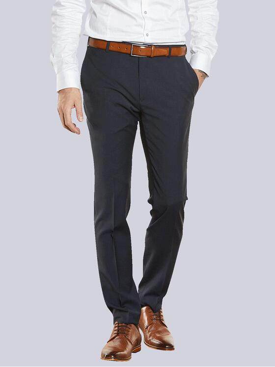 emilio adani Herren Anzug-Hose Slim Fit Saphirblau 33492