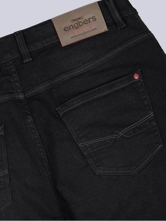 engbers Herren Thermolite Super-Stretch-Jeans Schwarz 35547