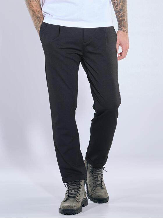 emilio adani Herren Chino regular Schwarz 39881