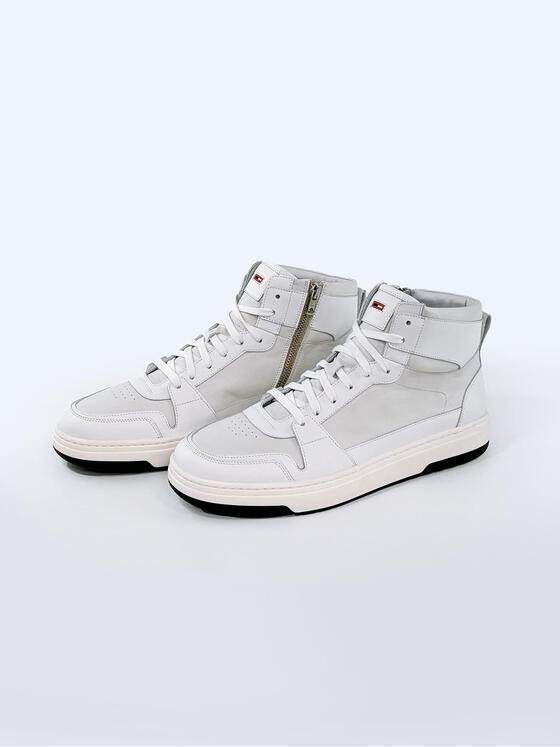 emilio adani Herren Sneaker aus Leder Weiß 37419