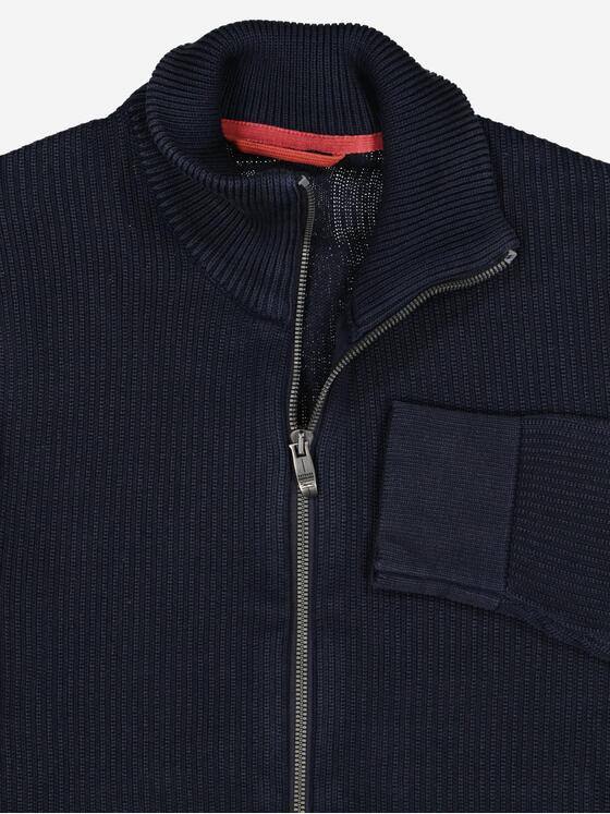 engbers Herren Cardigan regular Saphirblau 38311