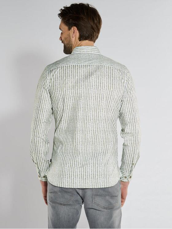 engbers Herren Langarm-Hemd slim fit Grün 36877