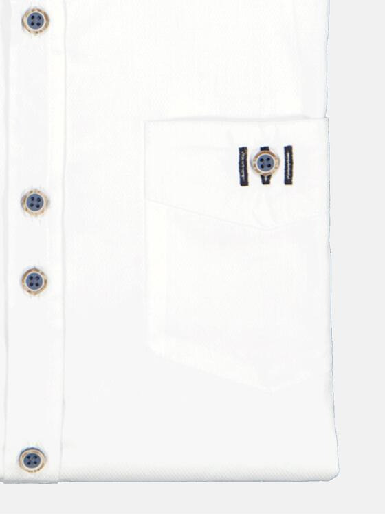 engbers Herren Kurzarm-Hemd uni Weiß 35148