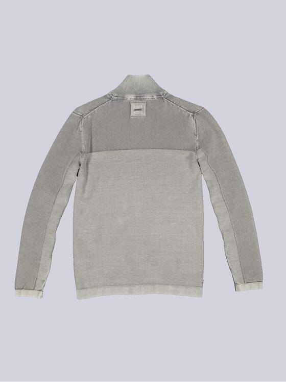 engbers Herren Cardigan strukturiert Grau 34287