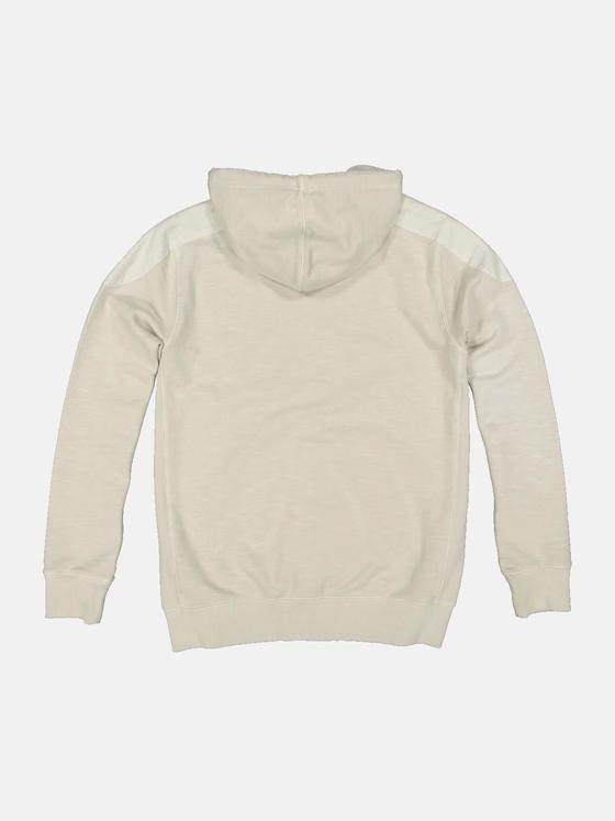 emilio adani Herren Sweatjacke mit Kapuze Beige 34365