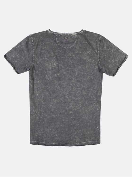 emilio adani Herren Rundhals T-Shirt Grau 25698