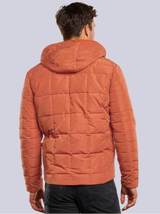 engbers Herren Steppjacke mit abnehmbarer Kapuze Orange 33517