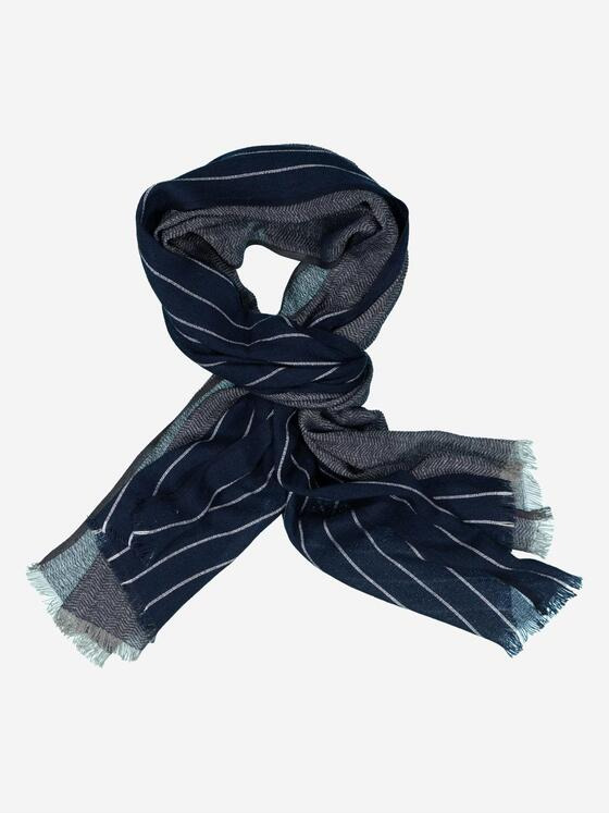 engbers Herren Schal gemustert Blau 37925