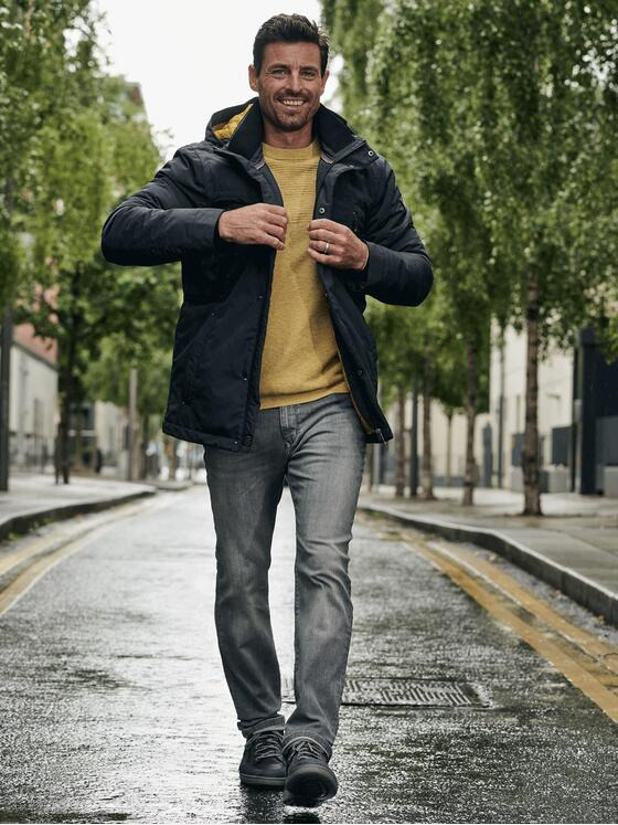 engbers Herren Funktionsjacke mit abnehmbarer Kapuze Saphirblau 33296