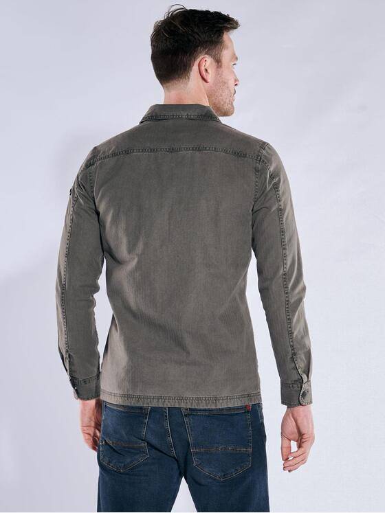 engbers Herren Overshirt uni Braunbeige 38498