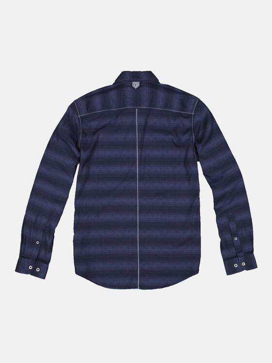 engbers Herren Hemd gemustert Saphirblau 34030