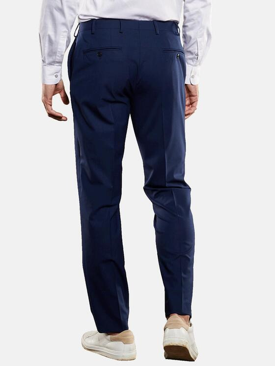 emilio adani Herren Anzug-Hose slim fit Blau 34578