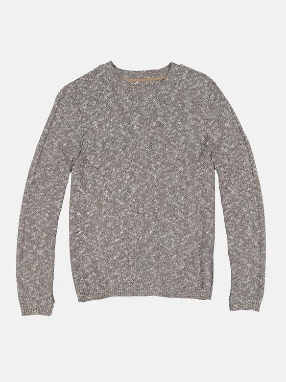engbers Herren Pullover strukturiert Beige 34285