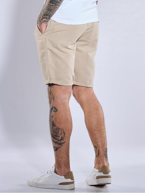emilio adani Herren Chino-Bermuda regular Beige 37060
